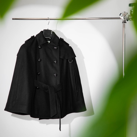 Banana Republic Italian Wool Cape Jacket - Size XS - Picture 2 of 11